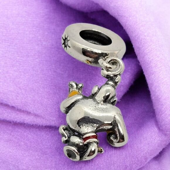 Genie & Lamp Disney Aladdin Sterling Silver Charm Dangle Arabian Bracelet S925 - Picture 6 of 7
